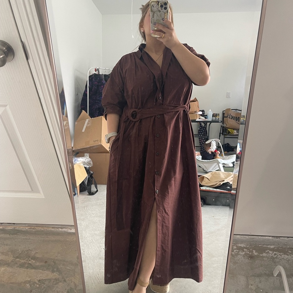 Brown Zara dress available in xs/S/M/XXL $25 shipping no incluye via USPS